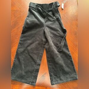 Kids Black Corduroy Pants size s( 5/6)